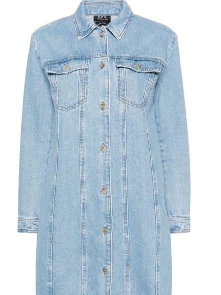 Alpine Women A.P.C. minidress denim 0426